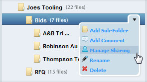 Easily control folder access